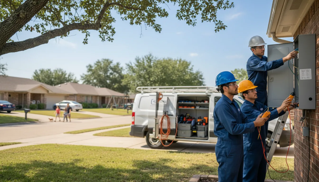 Certified electrician providing emergency electrical services in Dover, TN